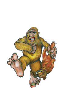 Gif animé Bigfoot chasseur